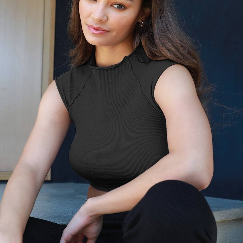 EXPOSED SEEMED CROPPED NIKIBIKI TOP